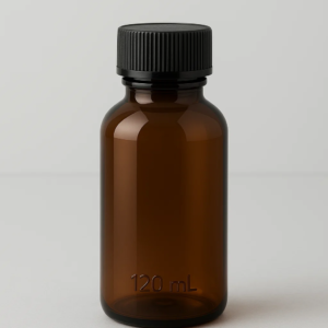 PET Bottles 120 ML (25mm, Amber Transparent, Any other Color)